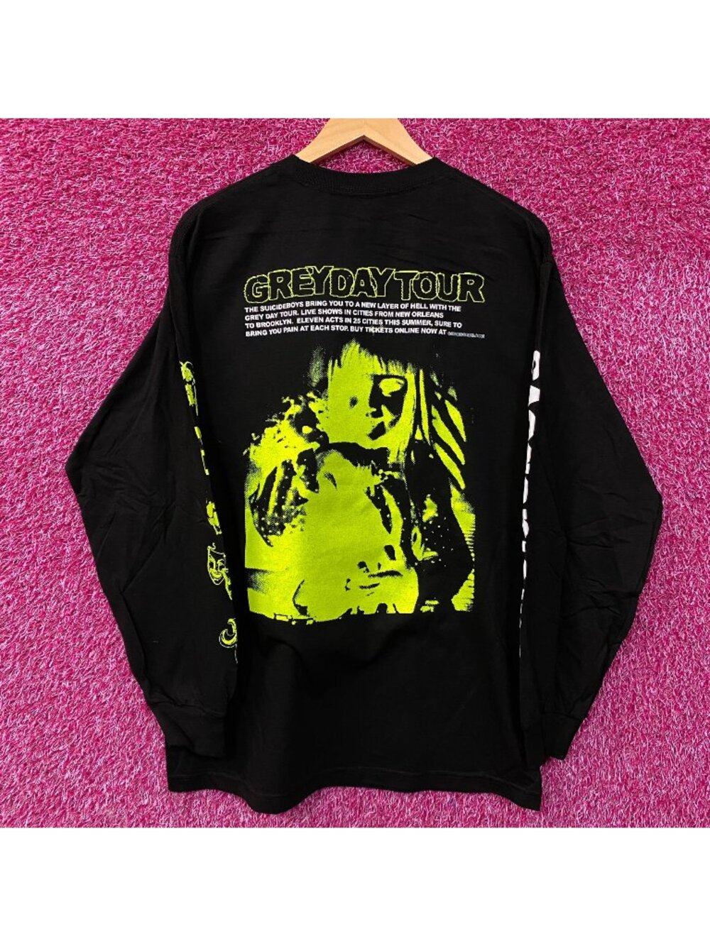 G59 Records x The Suicideboys Greyday Tour Long Sleeve T-Shirt Large